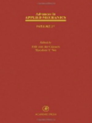 cover image of Advances in Applied Mechanics